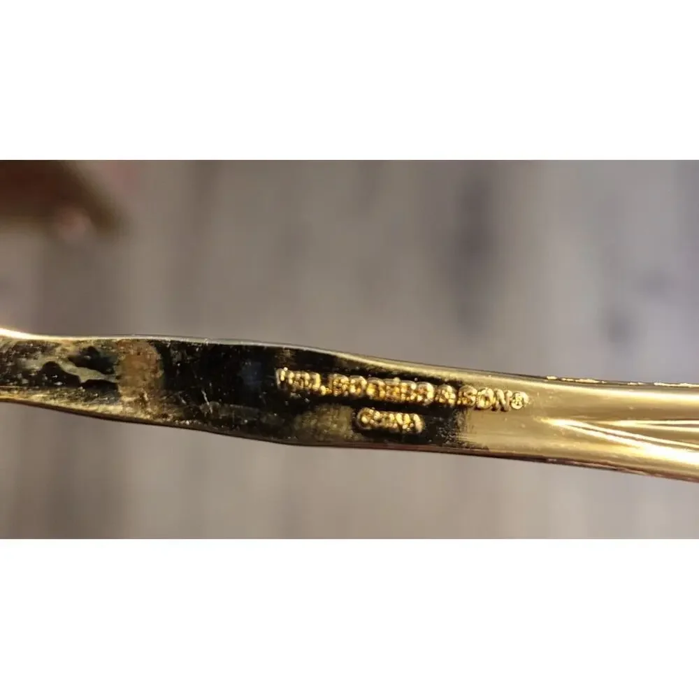 WM Rogers & Son GOLDEN ROYAL PLUME DAMAGED Flatware Lot Mixed READ Description